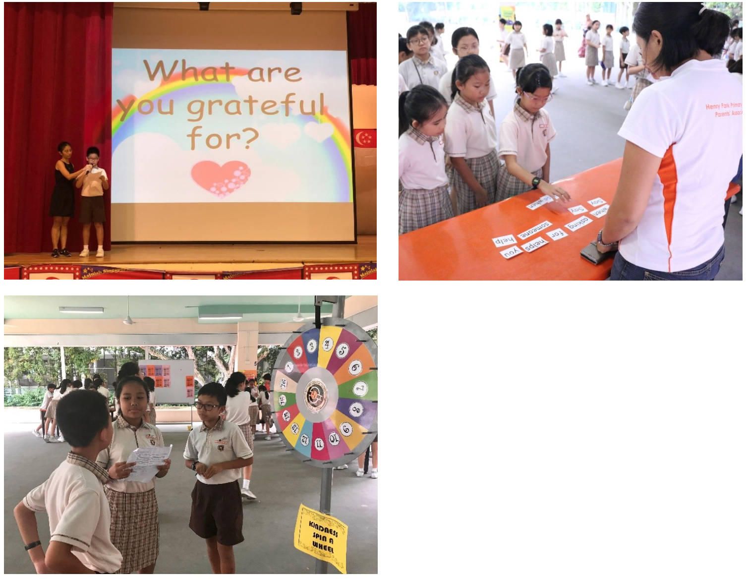 Gratitude presentation and Kindness activities